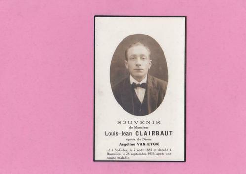 DP Louis Jean Clairbaut, Collections, Images pieuses & Faire-part, Image pieuse, Envoi