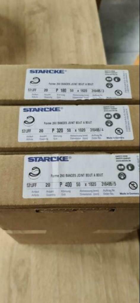 Bandes sans fin de marque starcke, Bricolage & Construction, Outillage | Ponceuses, Neuf, Ponceuse circulaire, 1200 watts ou plus