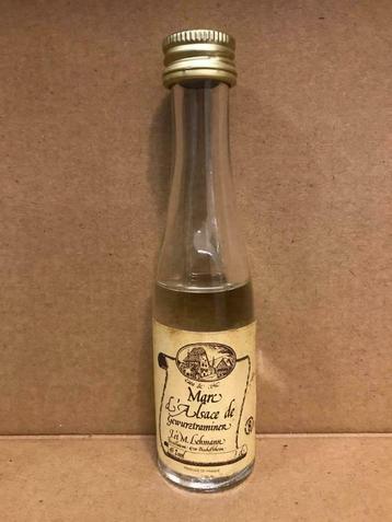 Marc d'Alsace de Gewurztraminer - Mignonnette d'alcool - 3cl, Neuf, Enlèvement ou Envoi, Pleine, Autres types