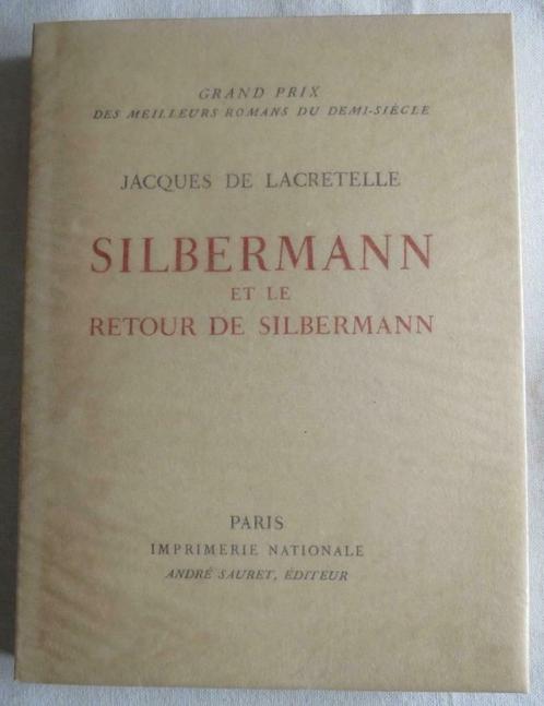Jacques de Lacretelle Silberman - Sauret 1950, Antiek en Kunst, Antiek | Boeken en Manuscripten, Ophalen of Verzenden
