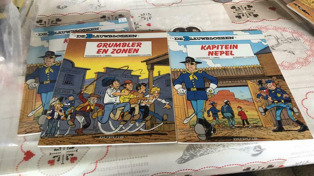 De blauwbloezen(_), Meerdere stripboeken, Ophalen, Zo goed als nieuw