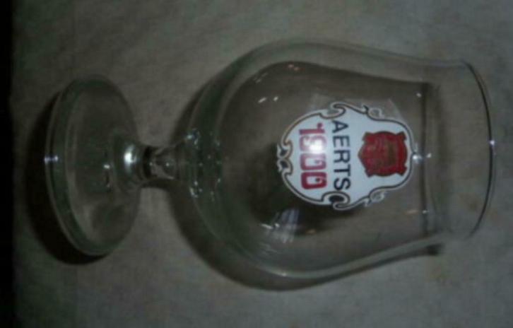 #A bier glas AERTS 1900 Brouwerij Aerts - Brussel, Verzamelen, Glas en Drinkglazen, Gebruikt, Bierglas, Ophalen of Verzenden