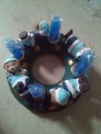 Couronne de table ours avec bougies anniversaire diamètre 16, Enlèvement ou Envoi, Neuf