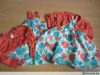2 jurkjes met bijpassende bolero (maat 80), Ophalen of Verzenden, Gebruikt, Meisje, Jurkje of Rokje