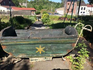Ancienne voiture landeau ,bois décoration jardin, Enlèvement ou Envoi