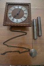 Wandklok - Hermle - Hout, Staal - Midden 20e eeuw, Maison & Meubles, Enlèvement ou Envoi, Utilisé, Digital, Horloge murale