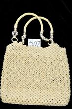 Grand sac dame crocheté F507, Bijoux, Sacs & Beauté, Beige, Autres types, Enlèvement ou Envoi, Neuf
