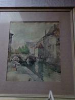 Aquarel, Antiek en Kunst, Kunst | Schilderijen | Klassiek, Ophalen