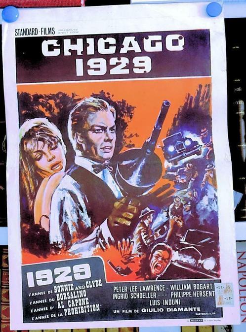Filmposter Chicago 1929, Verzamelen, Posters, Gebruikt, Film en Tv, A1 t/m A3, Rechthoekig Staand, Ophalen of Verzenden