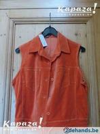 CHINE nieuwe mouwloze vest m2, Kleding | Dames, Jassen | Winter, Ophalen of Verzenden, Nieuw, Maat 38/40 (M), Oranje