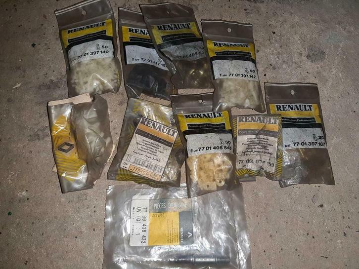 Clips en bevestigingsmiddelen voor oude Renault, Auto-onderdelen, Klein materiaal, Renault, Ophalen of Verzenden