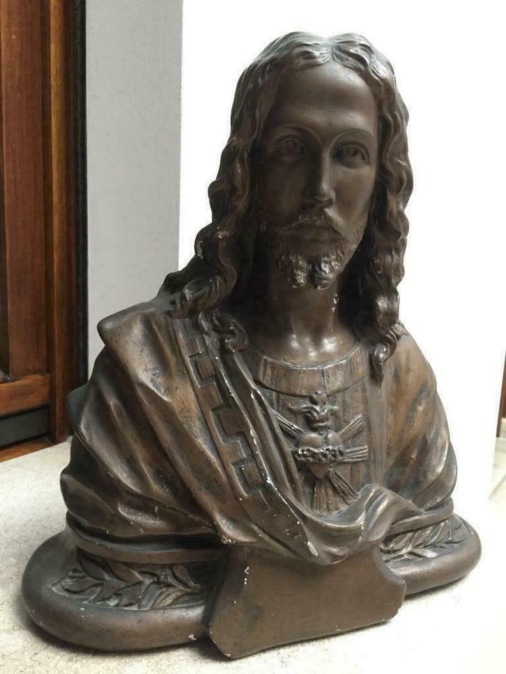 Religieuze beelden, oude religieuze prentjes +  foto's, Verzamelen, Religie, Gebruikt, Beeld(je), Ophalen