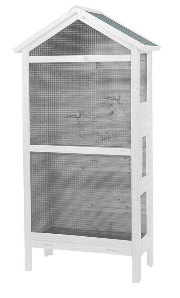 Houten Volière Asti Cottage, Dieren en Toebehoren, Vogels | Hokken en Kooien, Nieuw, Volière, Hout, Ophalen