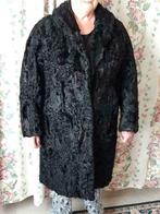 Manteau en fourrure d'Astrakhan., Comme neuf, Noir, Taille 46/48 (XL) ou plus grande, Astrakan.