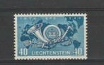 Liechtenstein 1949 75e verjaardag U.P.U. * plakker, Liechtenstein, Overige landen, Verzenden, Postfris