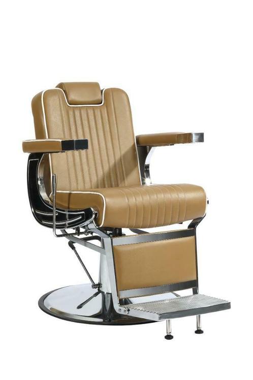 zwarte barbierstoel strepen barberchair herenstoel knipstoel, Maison & Meubles, Accessoires pour la Maison | Autre, Neuf, Enlèvement ou Envoi