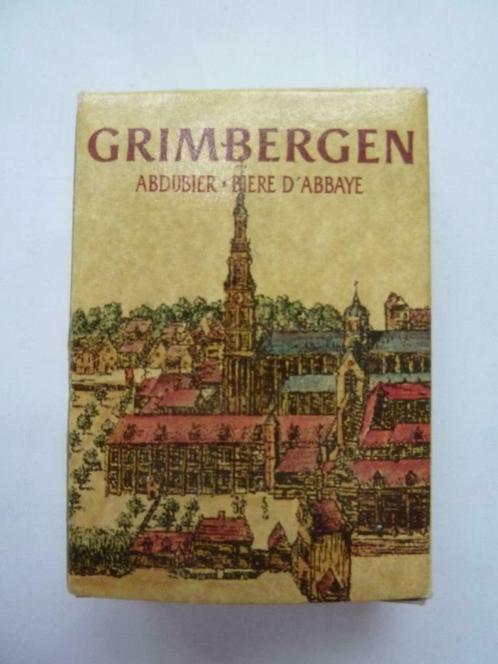 Jeu de cartes Bière de l'abbaye de Grimbergen, mini cartes, Collections, Marques de bière, Neuf, Autres types, Autres marques