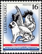 Luxembourg 1997 : 75 ans Union des sociétés avicoles, Luxembourg, Envoi, Non oblitéré