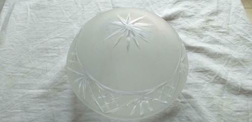 Globe en cristal pour suspension, Maison & Meubles, Lampes | Plafonniers, Utilisé, Verre, Enlèvement ou Envoi