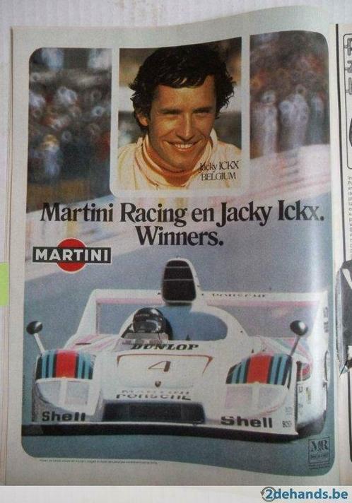 advertentie Jacky Ickx, Verzamelen, Overige Verzamelen, Gebruikt