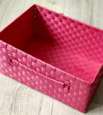 Panier boîte tiroir rose tressé rangement Deco design, Maison & Meubles, Accessoires pour la Maison | Plataux & Paniers, Panier