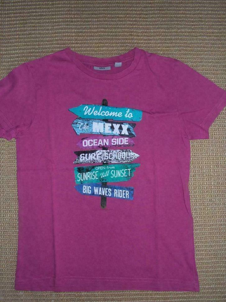 T-shirt met korte mouwen Mexx, Kinderen en Baby's, Kinderkleding | Maat 128, Gebruikt, Jongen of Meisje, Shirt of Longsleeve, Ophalen of Verzenden