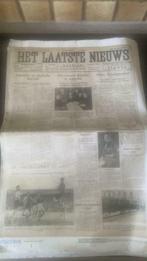 Unieke documenten over WO II, Verzamelen, Ophalen of Verzenden, 1920 tot 1940, Krant