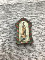 Oud zeldzaam miniatuur metalen doosje periode 1910, Verzamelen, Ophalen of Verzenden