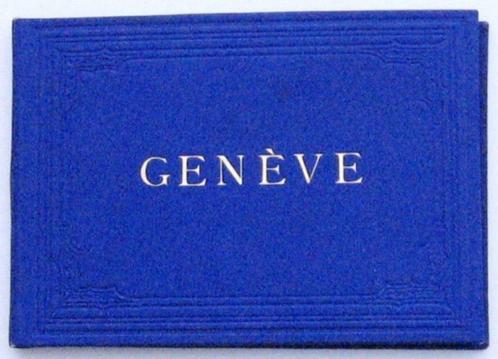 Genève [c. 1890-1900] Leporello 15 ill. Zwitserland Schweiz, Antiquités & Art, Antiquités | Livres & Manuscrits, Enlèvement ou Envoi
