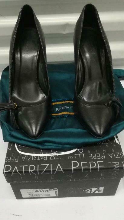 611A* PATRIZIA PEPE sexy escarpins noirs tout cuir (p 39), Vêtements | Femmes, Chaussures, Porté, Escarpins, Noir