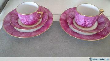 Limoges - petit déjeuner deux personnes - début 1950. beschikbaar voor biedingen