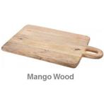 Snijplank serveerplank hout groot mango 50 cm, Enlèvement ou Envoi, Neuf