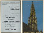 Le plan de Bruxelles monumental et historique (ca 1960), Collections, Collections Autre, Comme neuf, Enlèvement ou Envoi