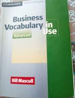 Livre Book "Business vocabulary in use advanced" 134 p, 2004, Comme neuf, Non-fiction, Enlèvement ou Envoi