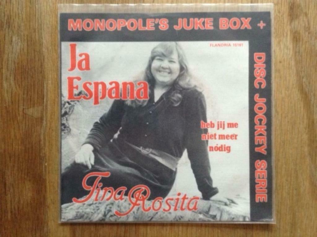 single tina rosita, Cd's en Dvd's, Ophalen of Verzenden, 7 inch, Nederlandstalig, Single