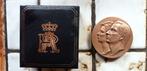 Médaille " Paola et Albert " - Alasia Borghese - Bronze, Antiquités & Art, Bronze, Enlèvement ou Envoi