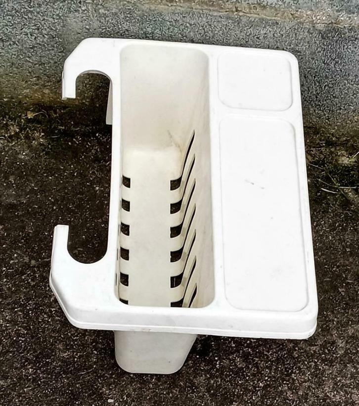 Support boissons et magazines pour banc de soleil pliable, Tuin en Terras, Tuinbanken, Zo goed als nieuw, Plastic, Ophalen