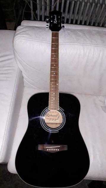 gitaar richwood    snaren te vevervangen, Muziek en Instrumenten, Ophalen of Verzenden, Gebruikt