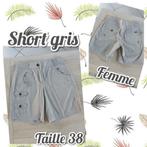 Short femme gris clair-Taille 38(C&A), Vêtements | Femmes, Culottes & Pantalons, Taille 38/40 (M), Gris, Enlèvement ou Envoi, Porté