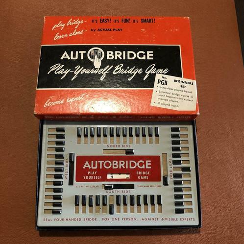 Autobridge - Jeu de cartes vintage - 1959 USA, Collections, Cartes à jouer, Jokers & Jeux des sept familles, Enlèvement ou Envoi