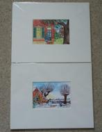 Twee nieuwe reproducties in passe partout van Rita R. Blüm., Minder dan 50 cm, Oorspronkelijke maker, Overige typen, Nieuw