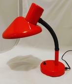 Vintage bureaulamp ufomodel rood, eighties lamp, Antiek en Kunst, Ophalen of Verzenden