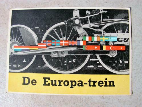 Antieke postkaart Europa-trein., Collections, Trains & Trams, Utilisé, Train, Enlèvement ou Envoi