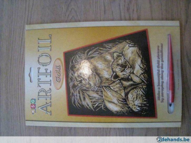 6 x Artfoil / scratch / crea scratch - stylo / jeu de rayure, Divers, Divers Autre, Neuf, Envoi