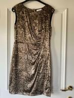 Zijden kleed Oui 38, Kleding | Dames, Maat 38/40 (M), Bruin, Nieuw, Qui