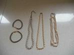 2 bracelets et 3 collliers en perles, Utilisé, Autres couleurs, Enlèvement ou Envoi, Pierre ou Minéral