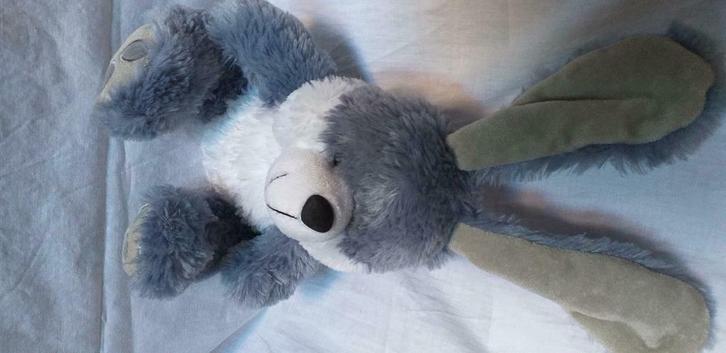 Knuffelkonijn warmwaterkruik, Kinderen en Baby's, Speelgoed | Knuffels en Pluche, Gebruikt, Konijn, Ophalen of Verzenden