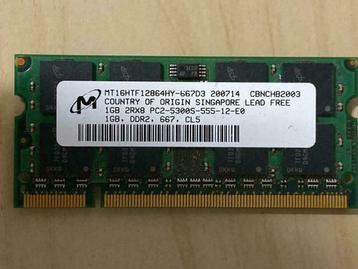 2 x 1GB DDR2 PC2-5300