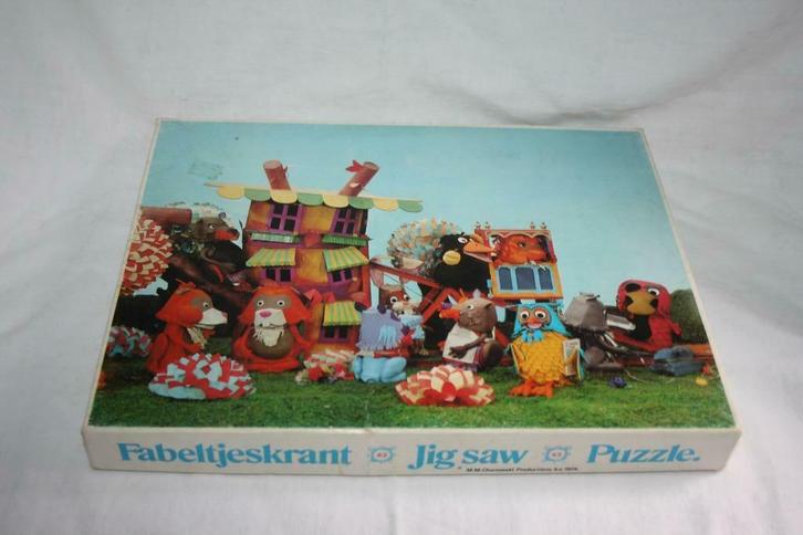 Puzzel Fabeltjeskrant in de originele doos., Kinderen en Baby's, Speelgoed | Kinderpuzzels, Gebruikt, Meer dan 50 stukjes, Ophalen of Verzenden