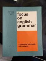 Boek 'Focus on English grammar', ASO, Gelezen, Vandenbosch, Ophalen of Verzenden